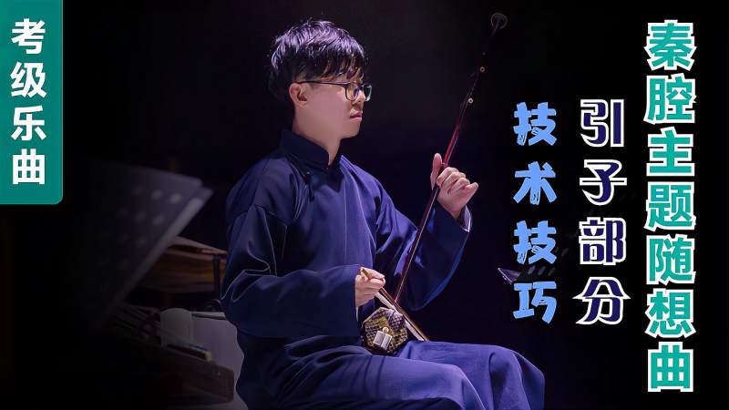 二胡乐曲《秦腔主题随想曲》，如何运用各种技术手法展现音乐情感